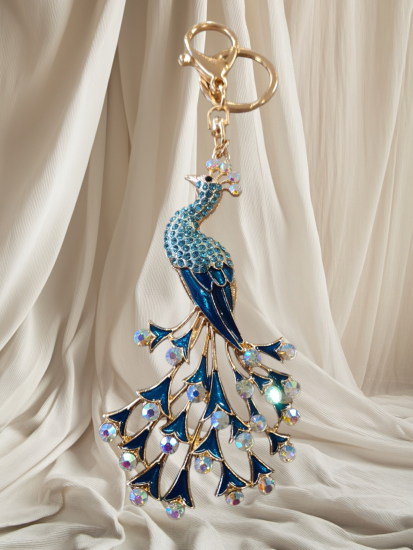 Sleutelhanger Pauw Blauw