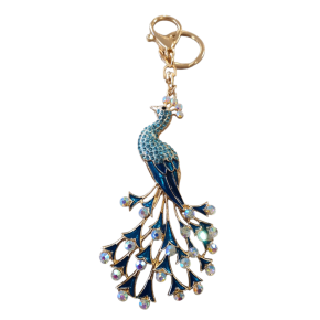 Sleutelhanger Pauw Blauw