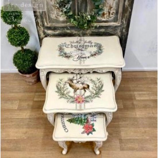 Decor Transfer Holly Jolly Xmas