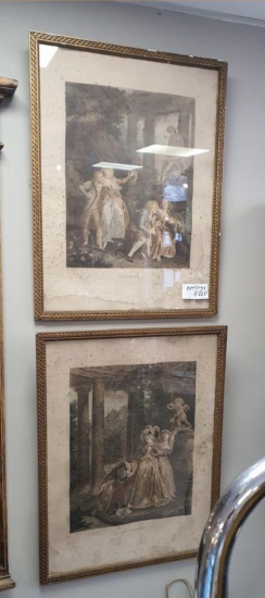 Set Antieke Victoriaanse Lijsten