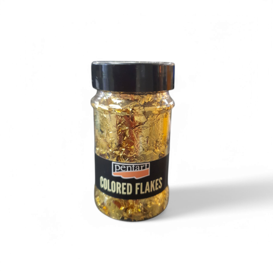 Pentart Colored Flakes Gold