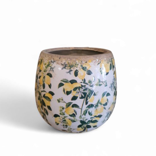 Bloempot keramiek Citron